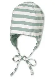 Produktbild: Sterntaler Baby Jungen Mütze Baby GOTS Streifen Mütze - Mütze Baby, Kappe Kinder - aus Jersey mit Streifen und Bindeband - grün, 51