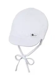 Produktbild: Sterntaler Baby Jungen Schirmmütze Baby Schirmmütze Leinencharakter - Schirmmütze Baby, Baby Mützen - aus Baumwolle - weiß, 39