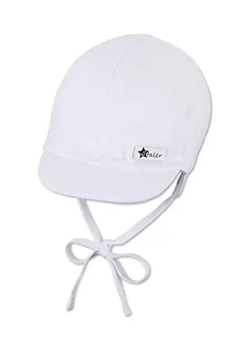 Produktbild: Sterntaler Baby Jungen Schirmmütze Baby Schirmmütze Leinencharakter - Schirmmütze Baby, Baby Mützen - aus Baumwolle - weiß, 39