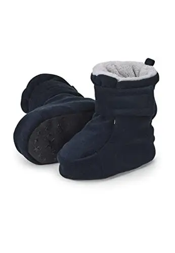 Produktbild: Sterntaler Jungen Baby sko Krabbel Hausschuhe, Marine, 15/16 EU