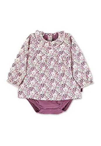 Produktbild: Sterntaler Kleinkind Mädchen Baby Body Bodykleid Body - Body Baby, Baby Wickelbody - aus bedrucktem Single Jersey - brombeer, 80