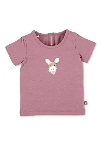 Produktbild: Sterntaler Mädchen T-Shirt GOTS Kurzarm Esel Emmi - Baby Kurzarmshirt aus Baumwolle - Rosa, 86
