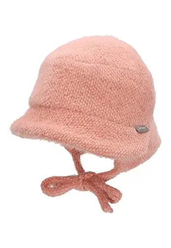 Produktbild: Sterntaler Baby Mädchen Hut Mit 2-teiliger Krempe - Mütze Kopfbedeckung Gefüttert Mit Baumwollfleece - Rosa, 39