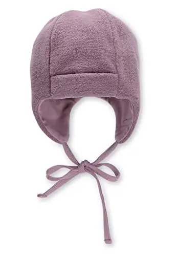 Produktbild: Sterntaler Baby Mädchen Mütze Baby Melange Mütze - Mütze Baby, Kappe Kinder - aus Microfleece (recycelt) mit Bindeband - lila, 39