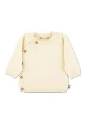 Produktbild: Sterntaler Baby Mädchen Strickjacke Baby GOTS Strick Jacke - Strickjacke Baby - Strickjacke mit Stern und Knopfleiste - natur, 74