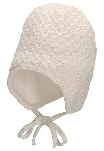 Produktbild: Sterntaler Baby Mädchen Strickmütze Baby GOTS Strickmütze Bindebändern Mütze - Baby Strickmütze - aus Baumwolle mit Bindeband - beige, 41