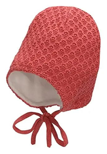 Produktbild: Sterntaler Baby Mädchen Strickmütze GOTS Mit Bindebändern - Aus Baumwolle - Rosa, 35