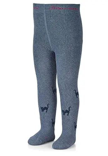 Produktbild: Sterntaler Baby Mädchen Strumpfhose Baby Kleinkind Hexe Strumpfhose meliert - Babystrumpfhose - mit Hexe Motiv und Vollplüsch - tintenblau, 74
