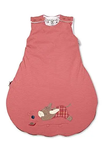 Produktbild: Sterntaler Baby Schlafsack Esel Emmily, Jersey wattiert, Ganzjahresschlafsack, von Geburt an, Hellrot
