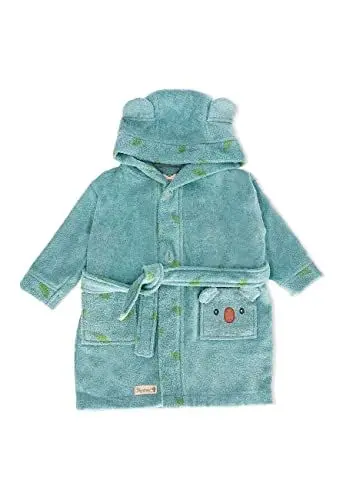 Produktbild: Sterntaler Baby Unisex Bademantel Baby GOTS Bademantel Kalla - Babybademantel, Kinderbademantel, Baby-Bademantel - Bio - blau meliert, 74/80