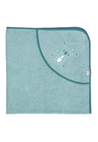 Produktbild: Sterntaler Baby Unisex Badetuch Baby GOTS Kalla - Badeponcho Baby, Kapuzenhandtuch, Badehandtuch Kinder mit Koalamotiv - Bio - blau meliert