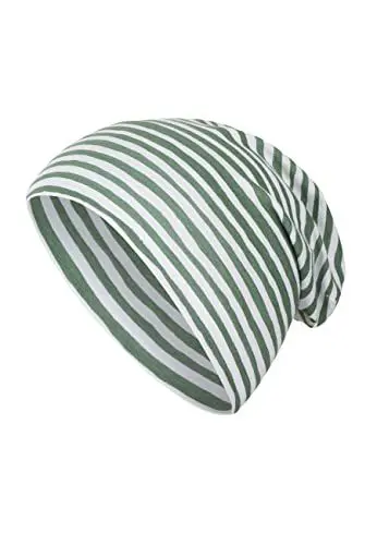 Produktbild: Sterntaler Unisex Baby Slouch-Beanie - Gestreifter Mütze aus Bedrucktem Singlejersey - Grün, 53