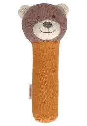 Produktbild: Sterntaler Baby Unisex Greifling Baby Strick Greiftier Bär GOTS - Baby Greifling, Greiflinge für Babys, Baby Spielzeug - hellbraun