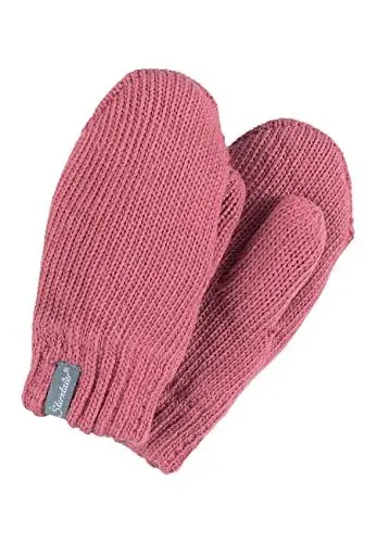 Produktbild: Sterntaler Baby Unisex Kinder Fäustel Strick Handschuh - Baby Fäustlinge Winter, Baby Handschuhe - aus Strick gefüttert mit Fleece - rosa, 3