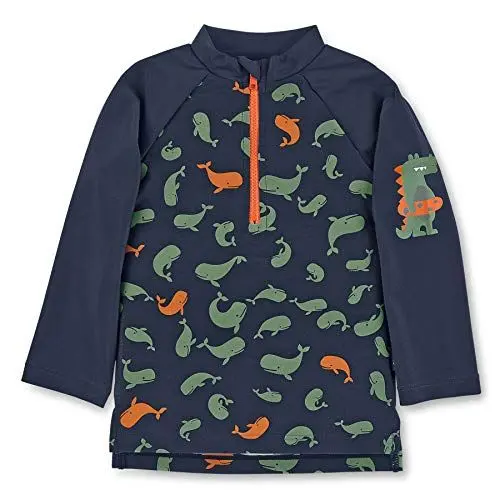 Produktbild: Sterntaler Baby - Jungen Langarm-schwimmshirt Wale Rash Guard Shirt, Marine, 110-116 EU