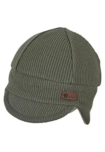 Produktbild: Sterntaler Baby - Jungen Strickmütze Baby Mütze Strick mit Schirm und Ohrenklappen, spinat, 51