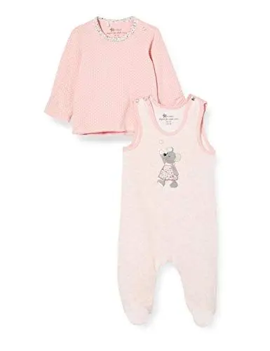 Produktbild: Sterntaler Baby - Mädchen Strampler-set Nicki Mabel Pajama Set, Rosa Mel., 56