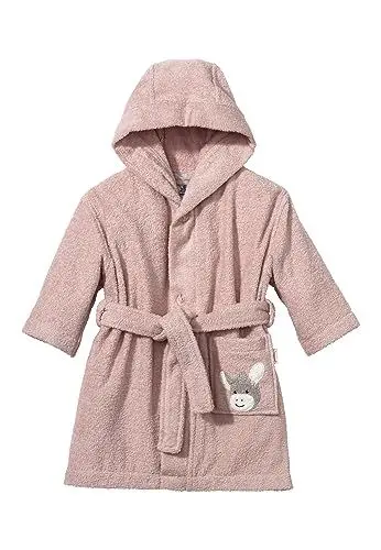 Produktbild: Sterntaler Bademantel Esel Emmi Girl flora rose,Größe: 80