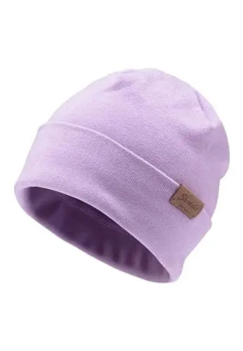 Produktbild: Sterntaler Beanie aus feiner Strickware - Mädchen Baby und Kinder Mütze mit Umschlag - Übergangsmütze einfarbig - puderrosa, 41