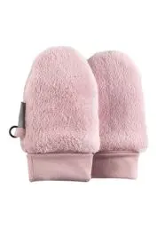 Produktbild: Sterntaler Fäustlinge ohne Daumen aus Teddyflausch mit Bündchen aus Stretchmaterial (Bio) Unisex - Baby und Kinder Handschuhe gefüttert - mattrosa, 0