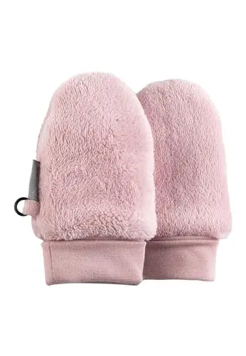 Produktbild: Sterntaler Fäustlinge ohne Daumen aus Teddyflausch mit Bündchen aus Stretchmaterial (Bio) Unisex - Baby und Kinder Handschuhe gefüttert - mattrosa, 2