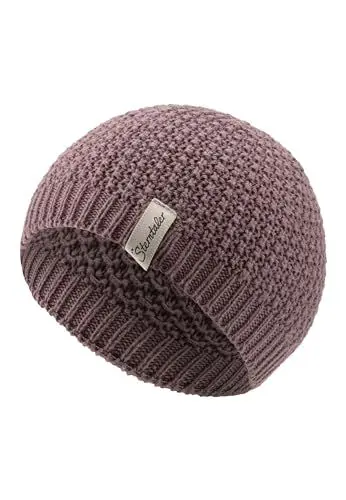 Produktbild: Sterntaler GOTS Strickmütze Waffel - Babymütze aus Baumwolle (Bio) - anschmiegsame Mädchen Beanie Mütze mit Waffelstrickmuster - Baby und Kinder Übergangsmütze, quarzrosa, Größe 37