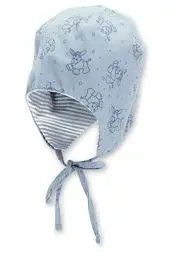 Produktbild: Sterntaler Baby Jungen Mütze Baby GOTS Esel Mütze - Mütze Baby, Kappe Kinder - aus bedrucktem Jersey mit Eseln und Bindeband - bleu, 41