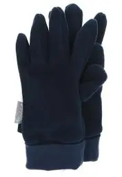 Produktbild: Sterntaler Unisex Kinder Fingerhandschuhe aus Microfleece, mit Elastischem Bündchen Handschuhe, Marine, 4