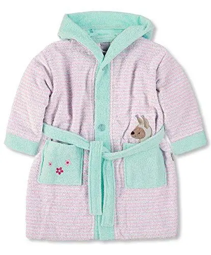 Produktbild: Sterntaler Kapuzen-Bademantel Kuschelzoo, Lama Lotte, Alter: 18-24 Monate, Größe: 92, Rosa