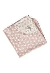 Produktbild: Sterntaler Kapuzen Badetuch 100 x 100 cm Esel Emmi Girl Herzen flora rose