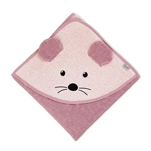 Produktbild: Sterntaler Kapuzenbadetuch Maus Mabel, Alter: ab 0 Monate, 100 x 100 cm, Rosa