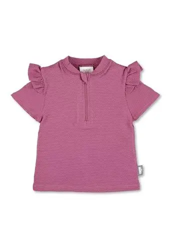 Produktbild: Sterntaler Kurzarm -Schwimmshirt Beere - Schwimmshirt Beere aus Bademodenstoff - UV Shirt Mädchen mit UV -Schutz 50+ und Reißverschluss - Rashguard Baby und Kinder für Badespaß - purpur, 98