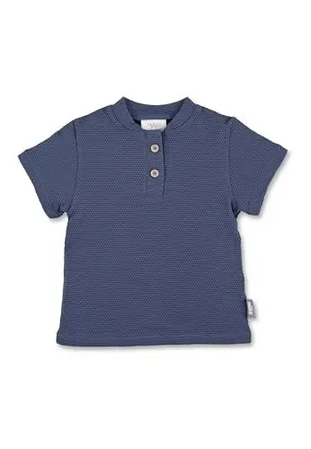 Produktbild: Sterntaler Kurzarm -Schwimmshirt Struktur für Jungen - UV Shirt aus Bademodenstoffmit Knopfleiste - Rashguard Baby und Kinder mit UV -Schutz 50+ für Badespaß - blau, 98 EU