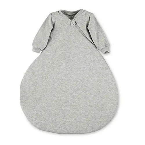 Produktbild: Sterntaler Leichter Schlafsack für Babys mit Ärmeln, Innenschlafsack, Reißverschluss, Größe: 56, Grau