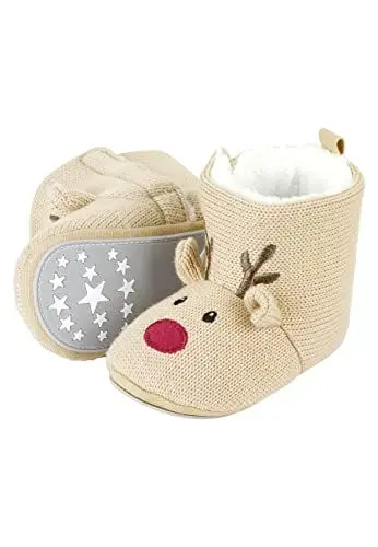 Produktbild: Sterntaler Mädchen Baby Stiefel Babystiefel Rentier, Beige, 20 EU