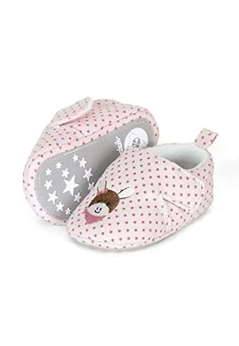 Produktbild: Sterntaler Baby Mädchen Krabbelschuhe Baby Babykrabbelschuh Emmi Girl - Krabbelschuhe Baby - mit rutschfester Sternensohle - rosa, 15/16 EU