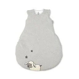 Produktbild: Sterntaler Schlafsack Schaf Stanley für Babys, Reißverschluss und Knöpfe, Größe: 50/56, Grau