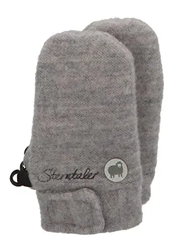 Produktbild: Sterntaler Unisex Baby Daumen aus Wolle (Merino) Fäustlinge, Silber Melange, 1