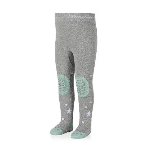 Produktbild: Sterntaler Unisex Baby Krabbelstrumpfhose Stanley Strumpfhose, Silber Mel., 80