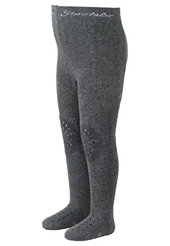 Produktbild: Sterntaler Unisex Baby Krabbelstrumpfhose Uni Hosiery, Anthrazit Mel., 86