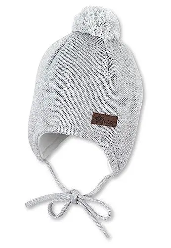 Produktbild: Sterntaler Unisex Baby Strickmütze Strickm tze, Silber mel., 41 EU
