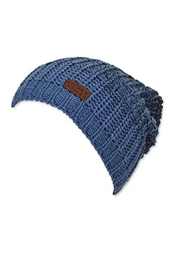 Produktbild: Sterntaler Unisex Baby Strickmütze Strukturen Mütze, Mittelblau, 51