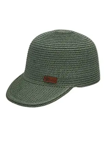 Produktbild: Sterntaler Unisex Baseball-Cap Stroh Baseballkappe, dunkelgrün, 53