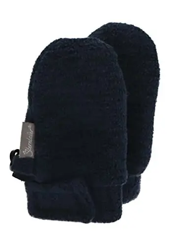 Produktbild: Sterntaler Unisex Kinder Fäustlinge Ohne Daumen Microfleece Melange (Recycelt) Handschuh, Marine, Einheitsgröße EU