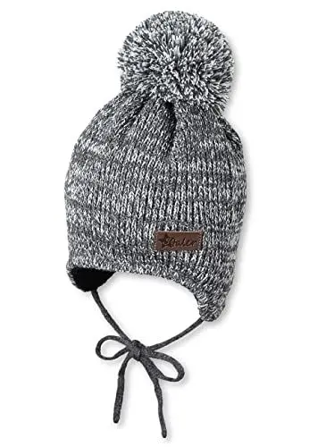 Produktbild: Sterntaler Unisex Kinder Fingerhandschuhe Kinder Fingerhandschuh Zweifarbig Handschuh, dunkelgrau, 51