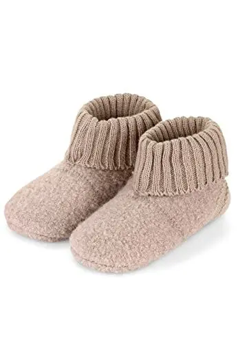 Produktbild: Sterntaler Unisex Kinder Hausschuhe Baby Hausschuh Uni, Beige, 18 EU