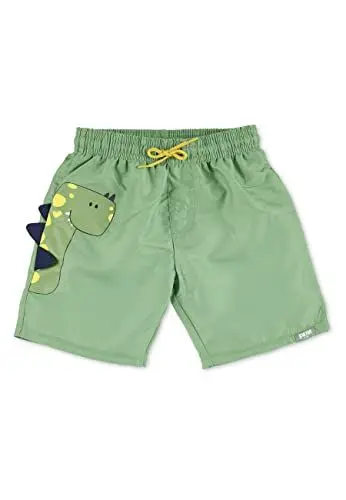Produktbild: Sterntaler Unisex Kinder Jungen Badeshort Kinder Badeshorts Dino UV-Schutz 50+ hellgrün, 104