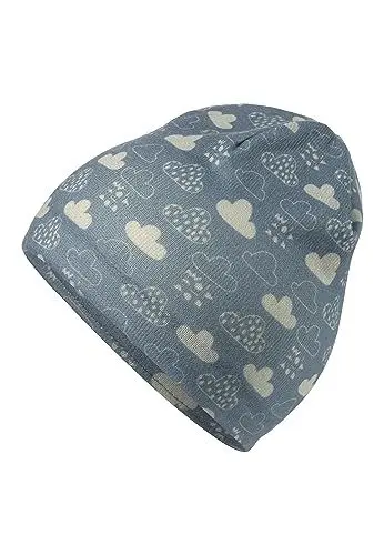 Produktbild: Sterntaler Unisex Kinder Mütze Baby Beanie Mütze Wolken, Blau, 45
