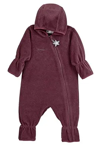 Produktbild: Sterntaler Unisex Kinder Overall Baby Fleece Overall, Dunkelrot, 86