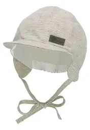 Produktbild: Sterntaler Baby Jungen Schirmmütze Baby Schirmmütze Ringel - Schirmmütze Baby, Baby Mützen - aus Baumwolle - dunkelgrün, 37
